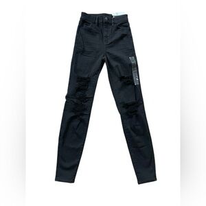 American Eagle Outfitters Next Level Stretch Black Skinny Jeans